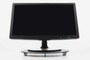 Stackable 1 Inch Computer Monitor Riser Stand, Oval, Black, VUR 8800 48-Pack