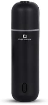 CA-06 Black Diffuser - Aromatherapy Diffuser - Compact Essential Oil Fragrance Diffuser - 2 Modes - Auto Power On/Off - Adjustable Timed Fragrance Release - for Home, Office, Car, Gift