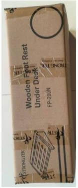 StrongTek Ergonomic Foot Rest Support, Under Desk Footrest, Non-Slip Foot Stool, 4" High, Improve Posture, Reduce Fatigue & Pain, 300lbs Capacity, Ideal for Office & Gaming, Enhance Health and Comfort