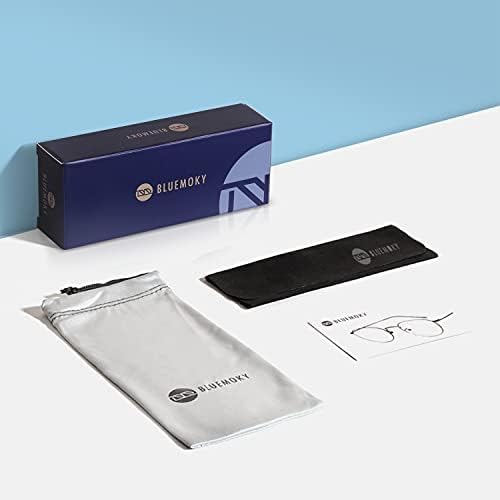 BLUEMOKY Blue Light Reading Glasses for Men,Sport Square Frame Readers, Anti Glare Computer Glasses