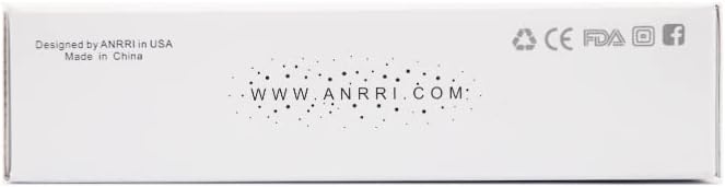 ANRRI Blue Light Glasses Men Anti Eyestrain Oversized Computer Gaming Eye Protection Square Glasses Women Black