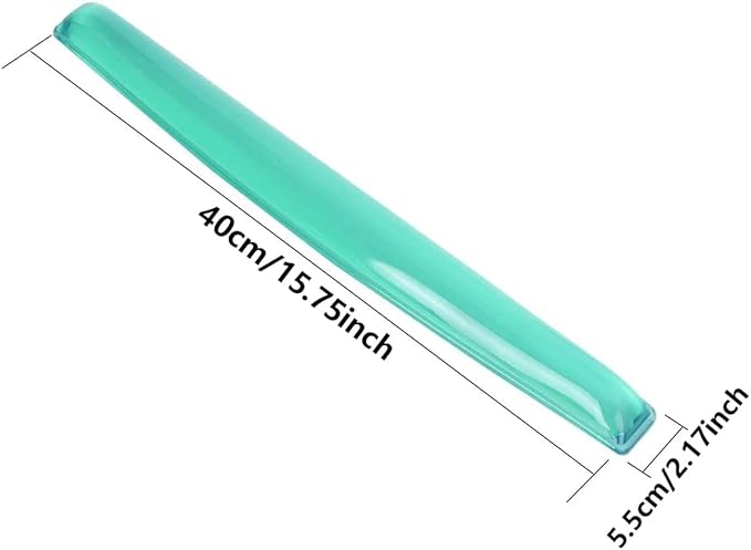 Gel Keyboard Wrist Rest Pad - Gel Keyboard Wrist Rest Pad | Wrist Rest Support for Office Gaming Computer Laptop Ergonomic Comfortable Pain Relief- Green