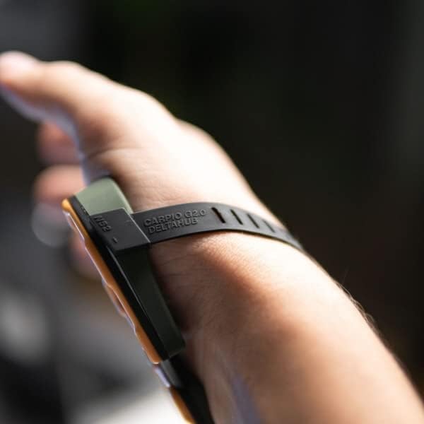 DELTAHUB Carpio G2.0 - Advanced Ergonomic Right-Handed Gaming Wrist Rest for Mouse - Superior Support for Serious Gamers - Anti-Fatigue, Smooth Glide (Large, Right, Green)