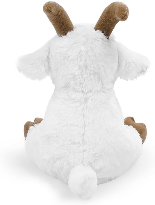Stuffed Goat Sitting Toys Plush Animal, Realistic Goat Stuffed Animal Plush Toy Filled in Limbs 8.5 Inch Soft Huggable Gifts for Kids with Stuffed Animals Birthday Gift for Girls Boys