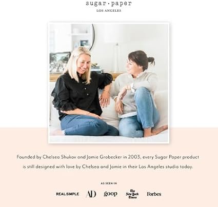 Sugar Paper 2025-2026 Monthly Academic Planner, August 2025 to July 2026, School, College & Student Planner, 12 Month, 8” x 10”, Rose Stripe