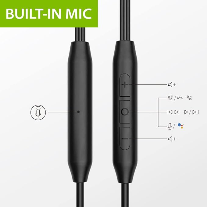 Avantree C171 - USB-C Wired Earbuds with Microphone & Volume Controls, Compatible with New iPhone 15 & 16, Samsung, Google & Android Type C Phones Headphones with Ear Hook for Running & Sports