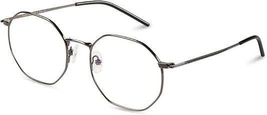 DUCO Small Round Blue Light Glasses For Women Men Blue Ray Blocking Glasses 8215