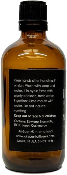 AirScent Hotel Diffuser Oil No. 1035 Inspired by Gramercy Park's Cade 26 Blend - Fragrance Oil for Ultrasonic and Waterless Diffusers and Crafting - 120 mL, 4 fl oz Glass Bottle with Dropper