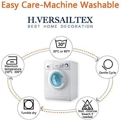 H.VERSAILTEX Super Stretch Couch Cushion Covers Sofa Cushion Slipcovers Jacquard Fabric Individual Seat Couch Slipcover Sets for Pets with Elastic Bottom(3 Packs Cushion Sofa Covers, Deep Teal)