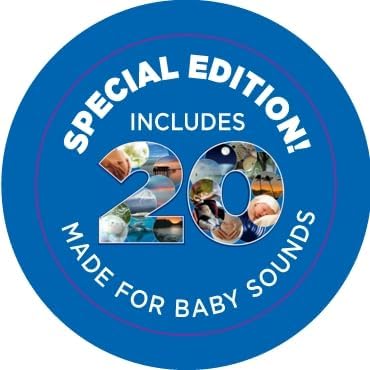 Sound Oasis Baby Sound Machine with Bluetooth - 20 Soothing Sounds, Portable, Includes New Help Booklet and Baby Sound Therapy App for Sleep and Relaxation, Black