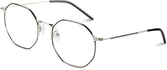 DUCO Small Round Blue Light Glasses For Women Men Blue Ray Blocking Glasses 8215