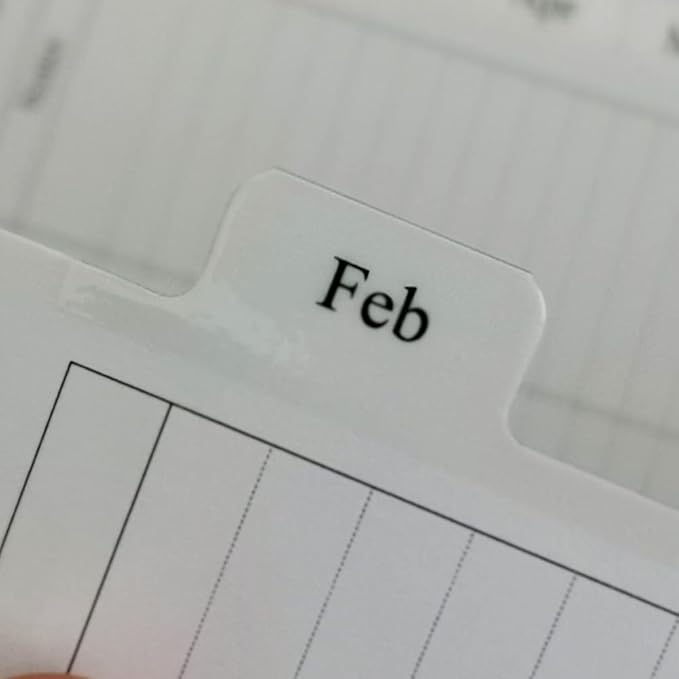 2026 Weekly Planner Refills for 11-Discbound Notebooks, Monthly Tabs, 11-Disc Punches, Letter Size, 8-1/2" x 11"