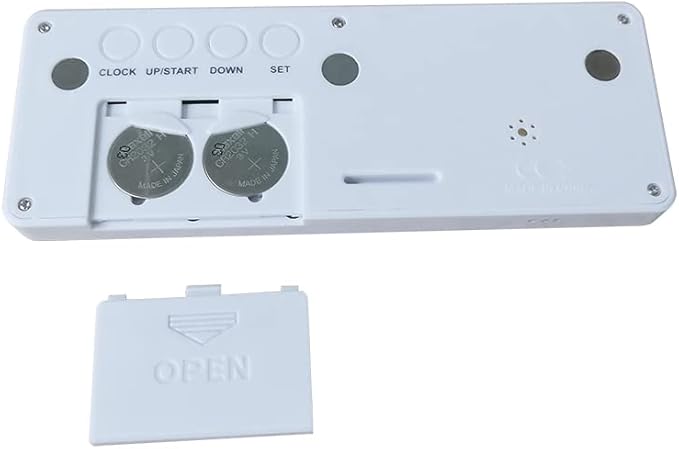 FCXJTU Digital Countdown Days Timer Clock - White Upgraded Big 999 Days Count Down Clock with Bracket Strong Magnetic Back for Retirement Wedding Vacation Birthday Holidays (999Day)