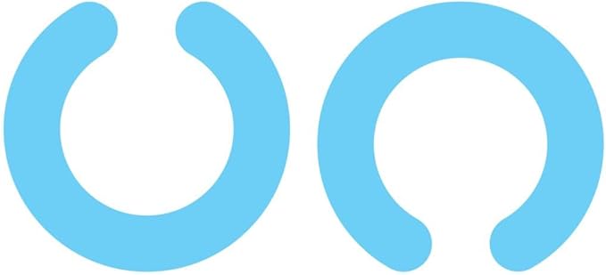 Hush Hoops Ear Plugs, Reusable Soft Silicone Plugs with Horseshoe Shape for Comfort, Designed for Sleep and Loud Noises, 17dB (NRR) Noise Reduction Rating, Black, 1 Pair with Portable Travel Case