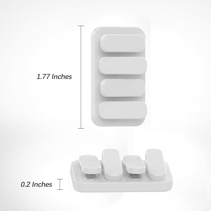 Metal Fidget Slider EDC Fidget Clicker Fidget Toys Adults (Cream White)