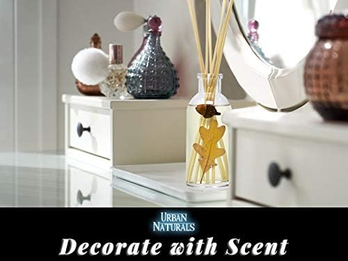 Urban Naturals Spiced Chestnut Reed Diffuser Sticks and Oil Set β Comforting Autumn Scent of Chestnuts, Cinnamon, Clove and Cedar Wood with Real Acorns and Fall Leaves β 3.75 Ounces β Made in The USA