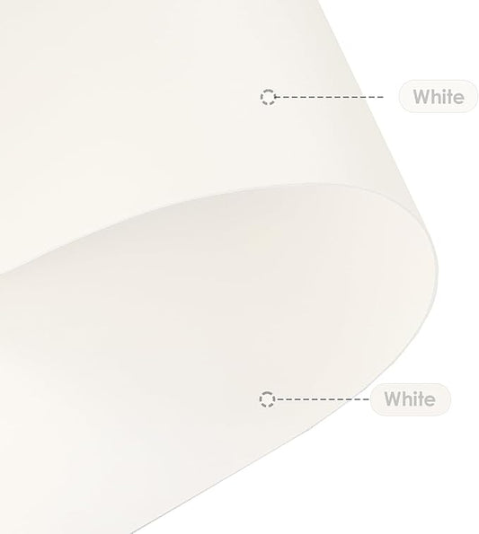 Leather Desk Mat,1.8mm Thick,12x66 Inch Desk Cover,Desk Protector Mat,Dresser Cover Top,Desktop Cover,Dresser Cover Top for Bedroom,Table Protector Mat(White+White,12Γ66)