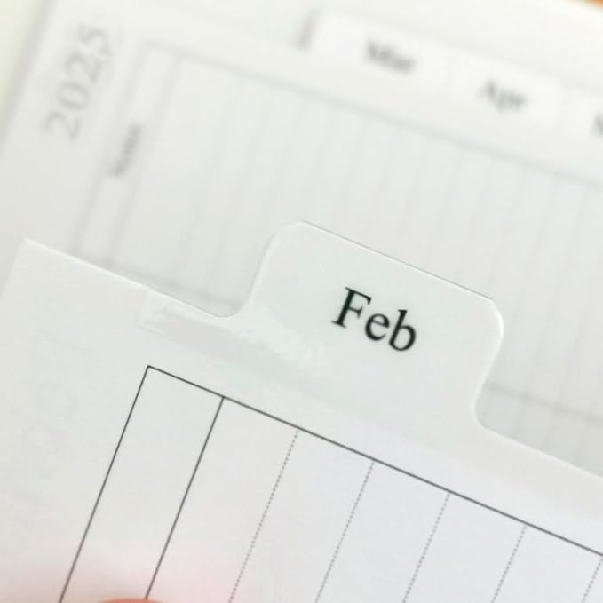 newestor 2025 Monthly Planner Refill 3-3/4" x 6-3/4", 13 Months from December 2024 to December 2025, Compact/Personal/Portable Size