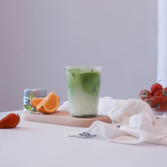 Chaism Blueberry Matcha Latte Mix - Premium Matcha Green Tea Powder Gluten-Free Vegan, 1.06oz Tin