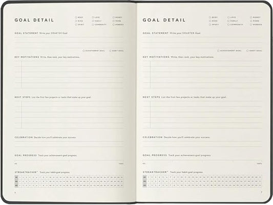 Full Focus Leather Planner (Saddle)