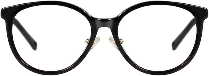 TIJN Blue Light Glasses for Women Men,Computer Glasses Bluelight Blocking,Preppy Style Cateye Frame Clear Eyeglasses,Edin