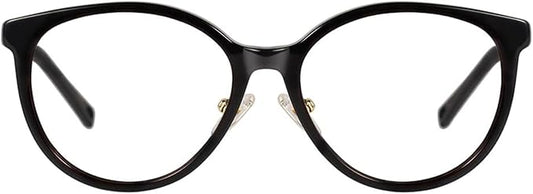 TIJN Blue Light Glasses for Women Men,Computer Glasses Bluelight Blocking,Preppy Style Cateye Frame Clear Eyeglasses,Edin