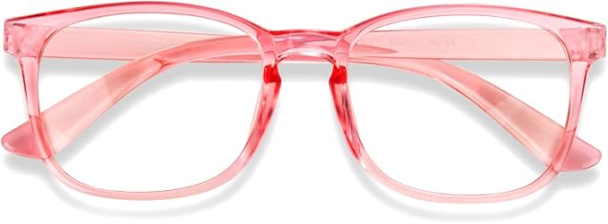 Blue Light Glasses for Woman Men | 99% Blue Light Blocking Glasses | Computer Glassess | Night Driving | Gaming | TV Phone Screen Reader Square Frame | Anti Eyestrain & UV Glare Protection