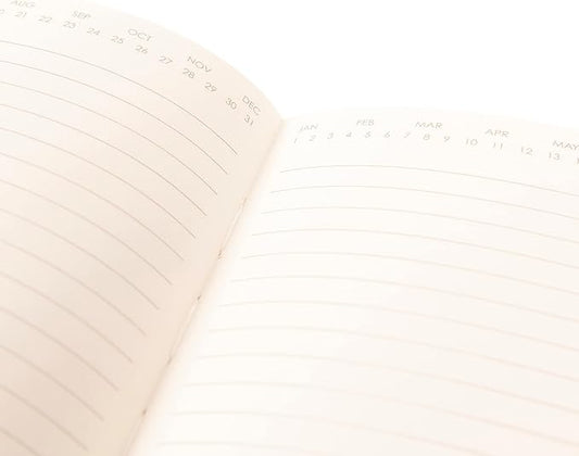 Graphique Apollo Vegan Leather Journal | Hardcover Notebook | 192 Lined Pages | Inner Pocket, Pen Loop, Elastic Closure | Work, Diary, Notes | 8” x 10”