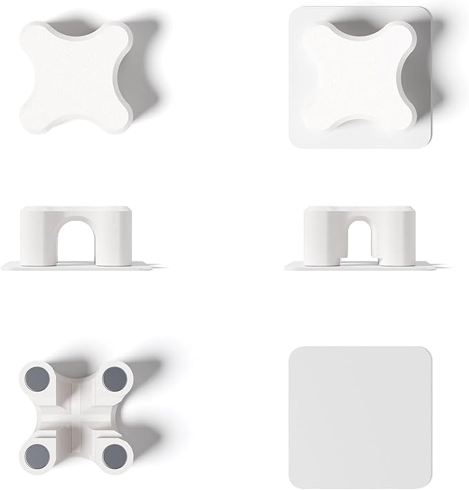 Magnetic Cable Organizer – Desktop Multipurpose Cord Keeper & Cable Management Clip for Home & Office