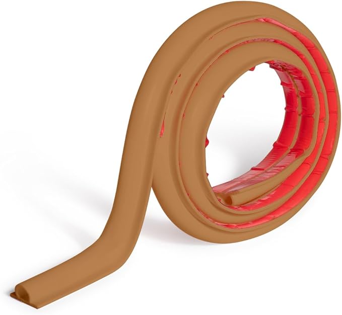 Rubber Bond TV Cord Hider Cable Protector - Strong Self Adhesive Wall Cord Cover Cable Hider - Low Profile Cable Management Wall Cord Concealer Cable Raceway