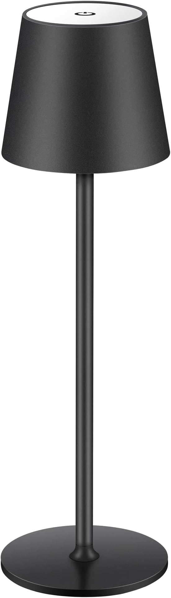 BGFHome Cordless Table Lamp LED Desk Lamp,5000mAh Rechargeable Touch Night Light Lamp,Wireless Minimalist Design for Restaurant/Bedroom/Bars/Outdoor Party/Camping/Coffee Shop(Black)