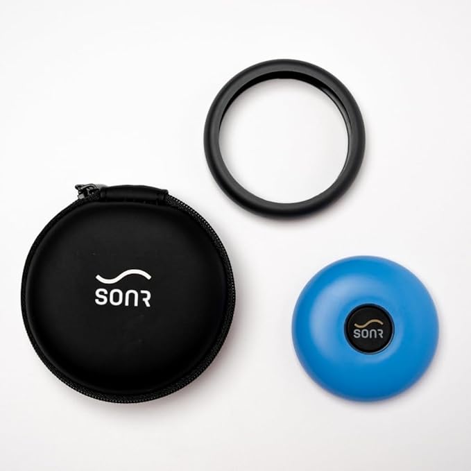SONR Music 2-in-1 Bundle – Open-Ear Underwater Music Player for Swimmers & Storage case (Blue)