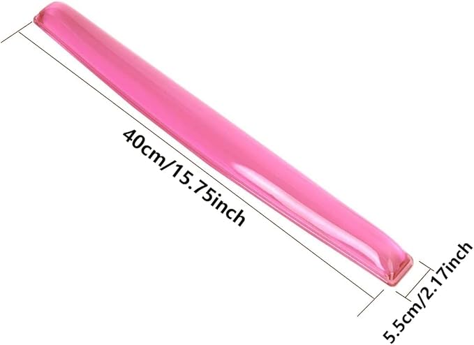 Gel Keyboard Wrist Rest Pad - Gel Keyboard Wrist Rest Pad | Wrist Rest Support for Office Gaming Computer Laptop Ergonomic Comfortable Pain Relief- Pink