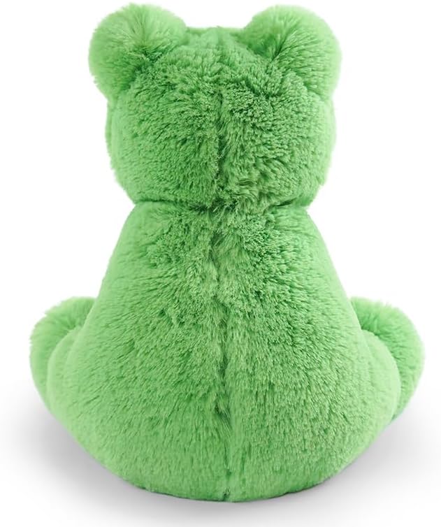 Plush Frog Sitting Toys Stuffed Animal, Realistic Frog Stuffed Animal Plush Toy Filled in Limbs 8.5 Inch Soft Huggable Gifts for Kids with Stuffed Animals Birthday Gift for Girls Boys