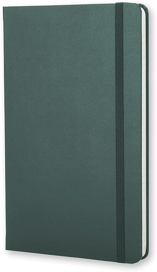 Moleskine Classic Notebook, Hard Cover, Pocket (3.5" x 5.5") Ruled/Lined, Forest Green, 192 Pages