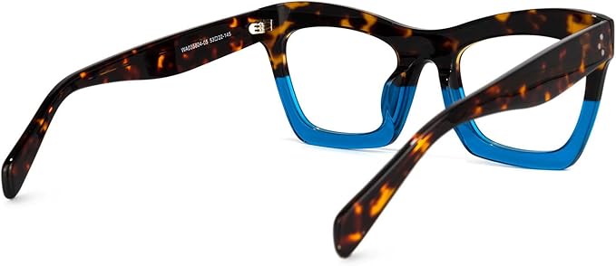 VOOGLAM Stylish Rectangle Blue Light Blocking Glasses for Women Anti Eyestrain Dry Eyes Eyewear Sienna