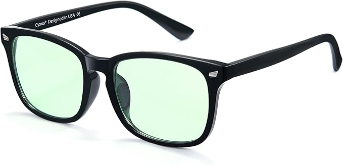 Cyxus Blue Light Glasses for Men Women Reduce Eye Strain UV Blocking for Computer Screen 8082