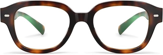 Dollger Blue Light Blocking Glasses For Woman Square Men Rectangle Computer BlueLight Glasses Non-Prescription Glasses