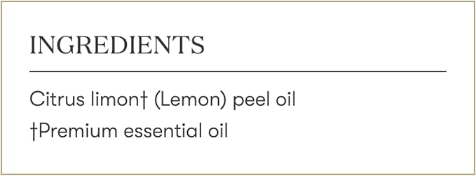 Young Living Lemon - Premium Essential Oil for Skin Care, Aromatherapy Diffuser - Fresh and Zesty Aroma - Perfume Ingredient with Citrus Scent - 15ml Bottle