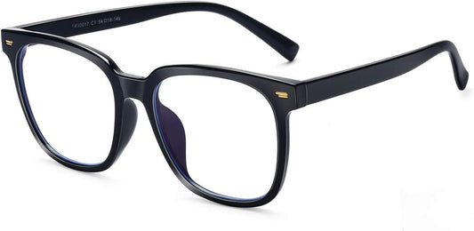 PANNER Oversized Square Blue Light Blocking Glasses for Women Men Anti Glare Reduce Eyestrain Computer Glasses