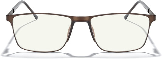 MERRY'S Fashion Blue Light Blocking Glasses - Reading Glasses Metal Frame Spring Hinge Readers for Men Eyeglasses