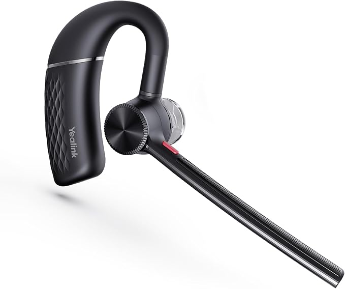 Yealink Bluetooth Headset BH71 Lite,Wireless Bluetooth Earpiece for Cell Phone,Single Ear Headset with Noise Canceling Mic for Office/Driving/Business,10Hrs Talktime,Mute