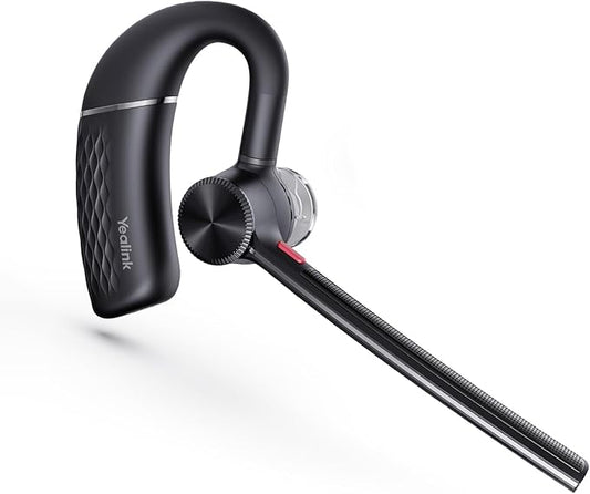 Yealink Bluetooth Headset BH71 Lite,Wireless Bluetooth Earpiece for Cell Phone,Single Ear Headset with Noise Canceling Mic for Office/Driving/Business,10Hrs Talktime,Mute