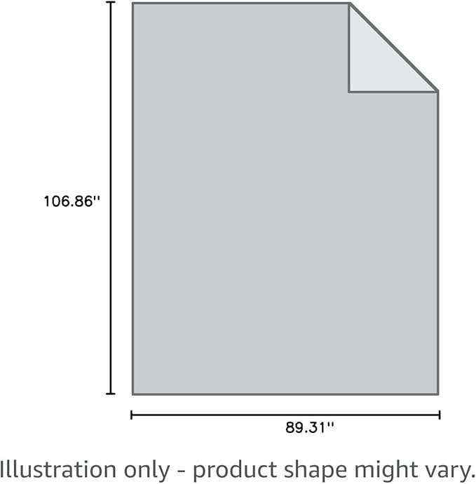 downluxe King Size Blanket with Satin Trim, Lightweight Down Alternative King Blanket for All Season, Machine Washable (Purple, 108 x 90 Inch)