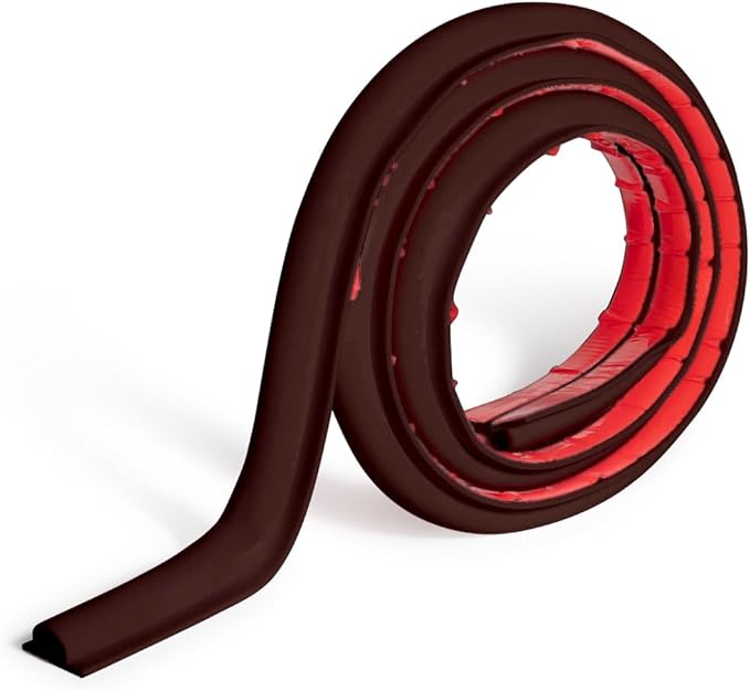 Rubber Bond TV Cord Hider Cable Protector - Strong Self Adhesive Wall Cord Cover Cable Hider - Low Profile Cable Management Wall Cord Concealer Cable Raceway