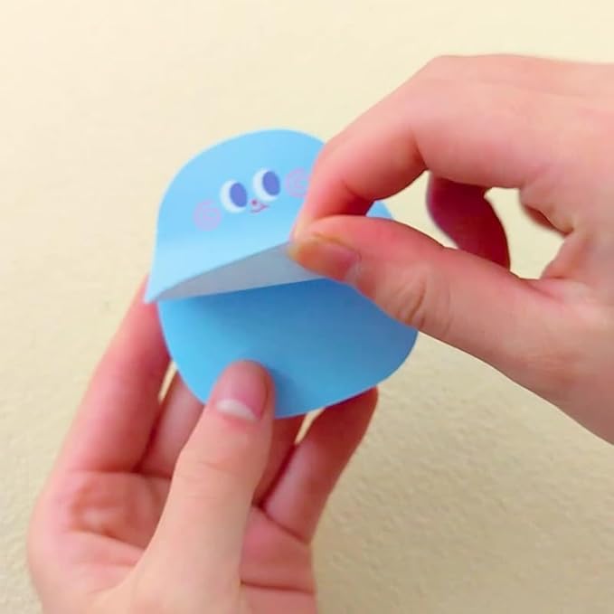 4 Pads Cute Animal Reusable Funny to Do List Stick Note Pads