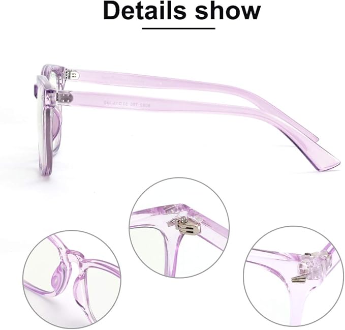 Cyxus Blue Light Glasses for Men Women Reduce Eye Strain UV Blocking for Computer Screen 8082