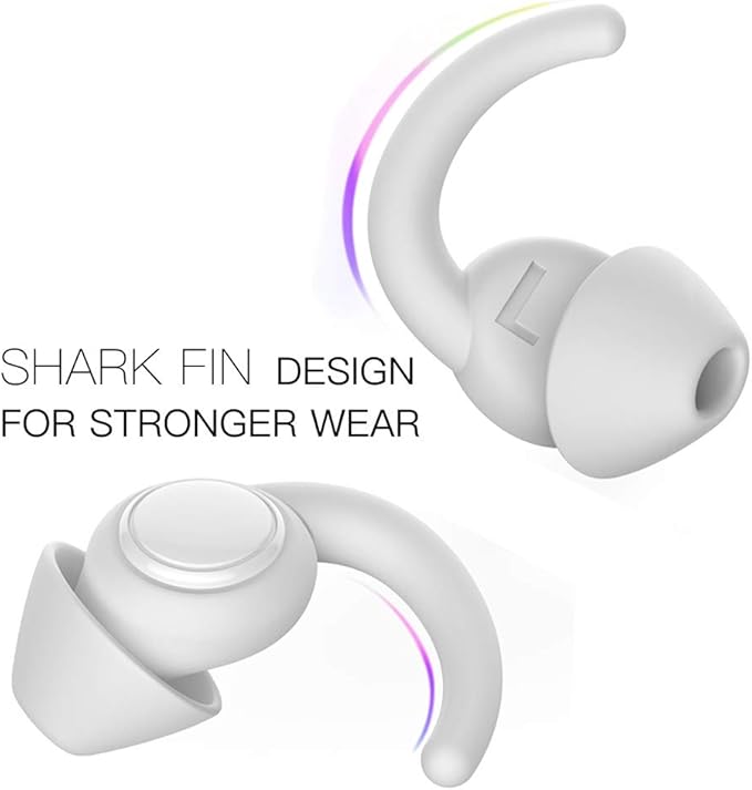 WUTAN Ear Plugs for Sleeping Noise Cancelling 14-38dB, Comfortable Soft Reusable Silicone Ear Plugs Noise Reduction Earplugs for Sleep Concert Work Airplane Travel (earplugsPINK3, S/L)