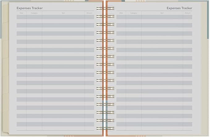 Collins 'Scandi' 14 Month Planner, July 2025-August 2026 Day-to-Page Diary, A5 Hard Cover, Peach