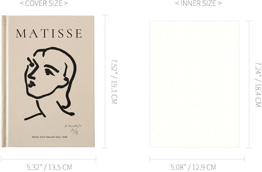 Monolike Hardcover Henri Matisse Diary, HENRI MATISSE JOURNAL Ⅲ - Academic Planner Weekly & Monthly Planner
